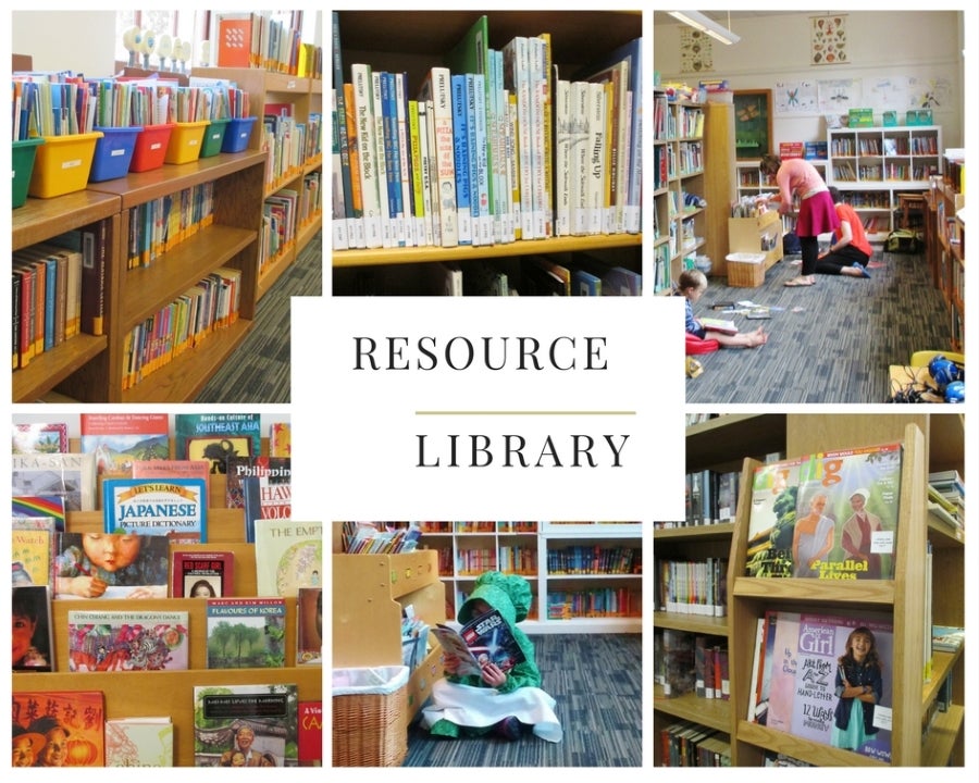 Photos of the Cascade Parent Partnership library at North Queen Anne site