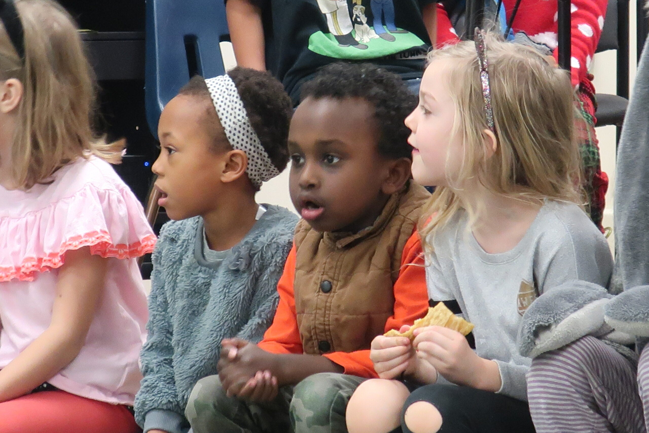 Kids sitting together
